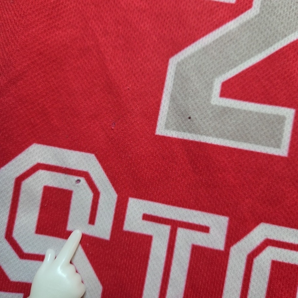 VTG NIKE 90's MICHAEL REDD 22 OHIO STATE BUCKEYES JERSEY Made In USA SIZE 2XL - Picture 5 of 11